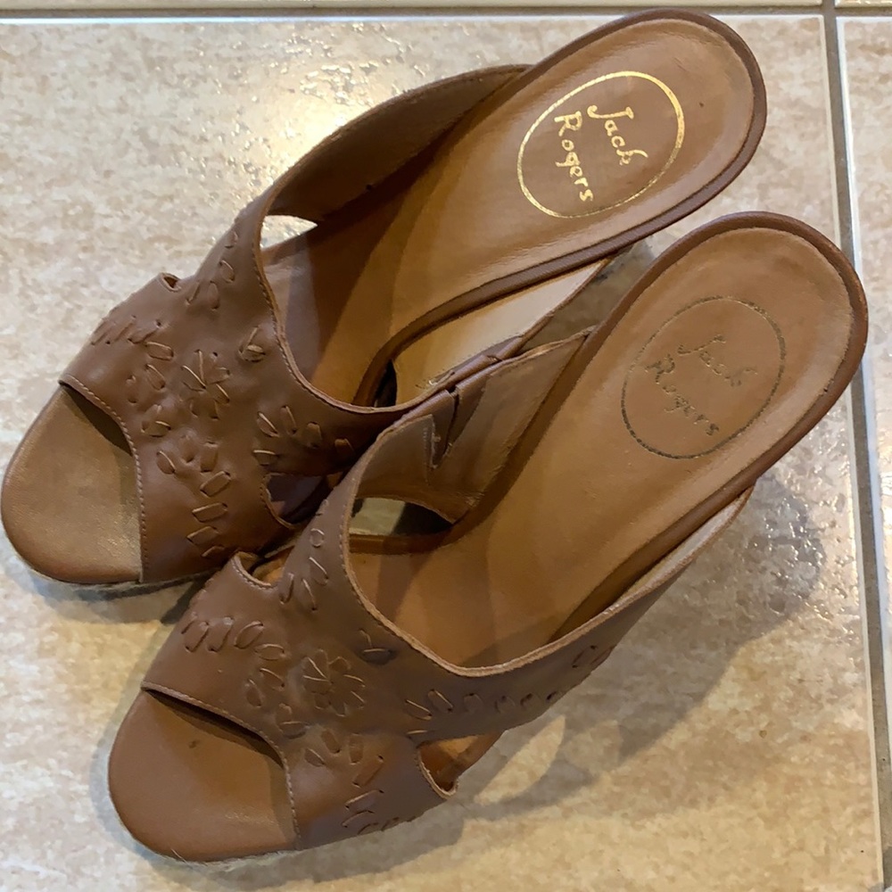 Jack Rogers wedge heels
